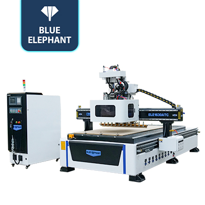 New Design ATC Wood CNC Router With Drill Bank