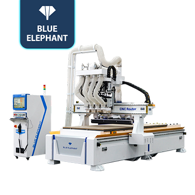 4×8 Multi-head Wood CNC Router with 4 Spindles